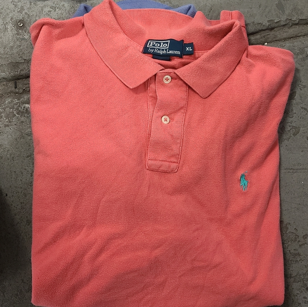 POLO By RALPH LAUREN Mens Red Short Sleeve XL